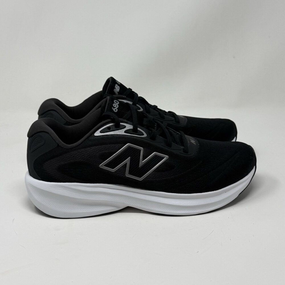 New Balance 680v9 Sneakers Womens 9.5 D Wide Black Lightweight Running Shoes